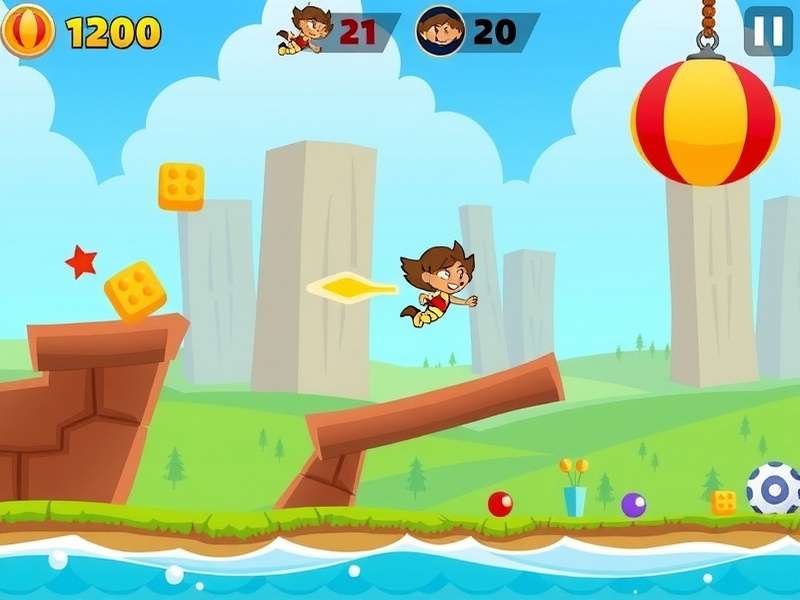 Leapin' Ginger Dash Game Screenshot
